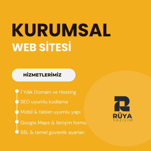 Kurumsal Web Sitesi